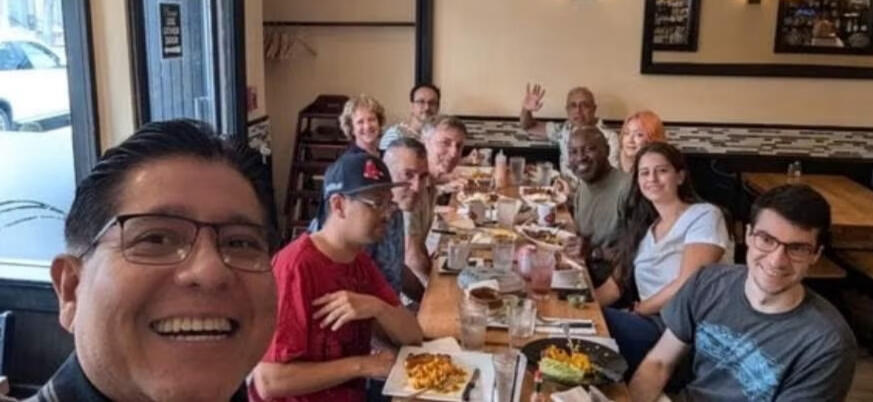 En restaurante Colombiano